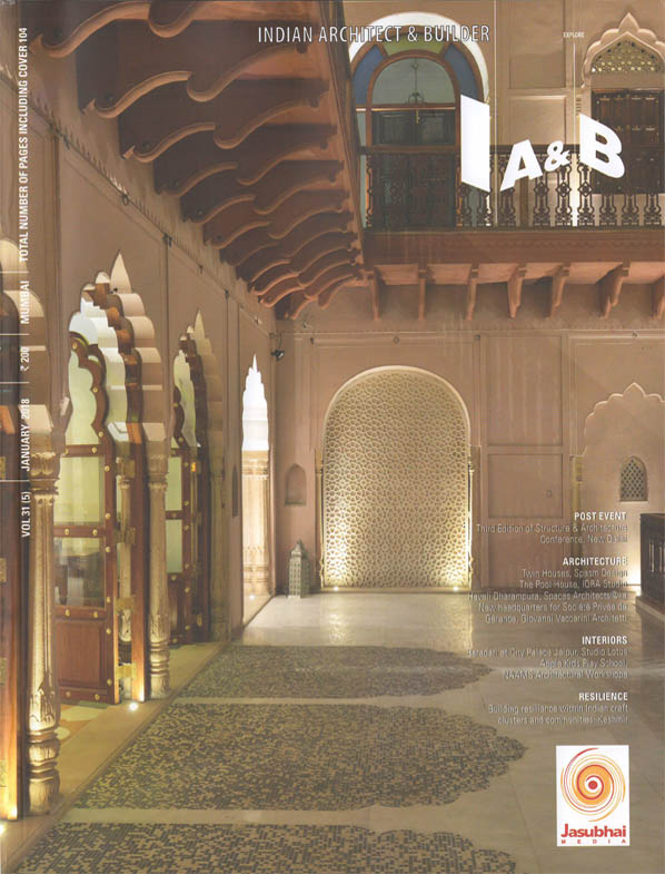 Indian Architect and Builder - January 2018. Vol 31 (5).